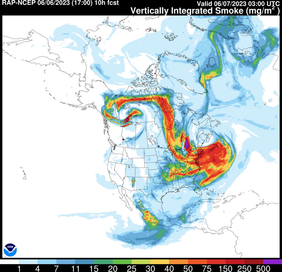 Smoke from Canada wildfires causes unhealthy air quality in CT