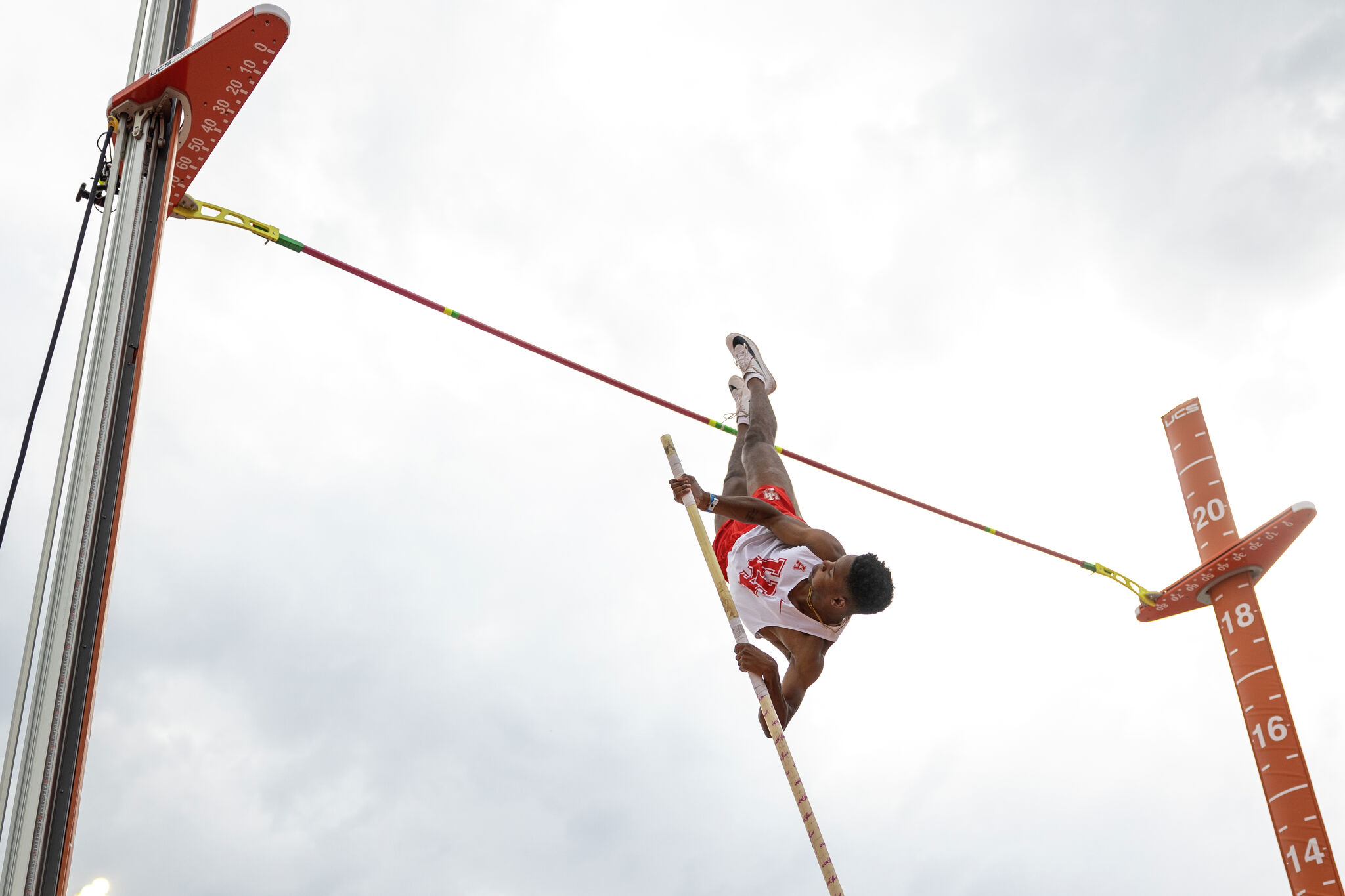 UH track Pole vaulter Christyan Sampy hopes NCAA meet is soar spot