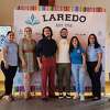 Local coffee shop representatives and members of the Laredo Convention and Visitors Bureau are pictured at the announcement of tours being added to the Visit Laredo mobile application on Tuesday, June 6, 2023 at Golondrina Food Park.