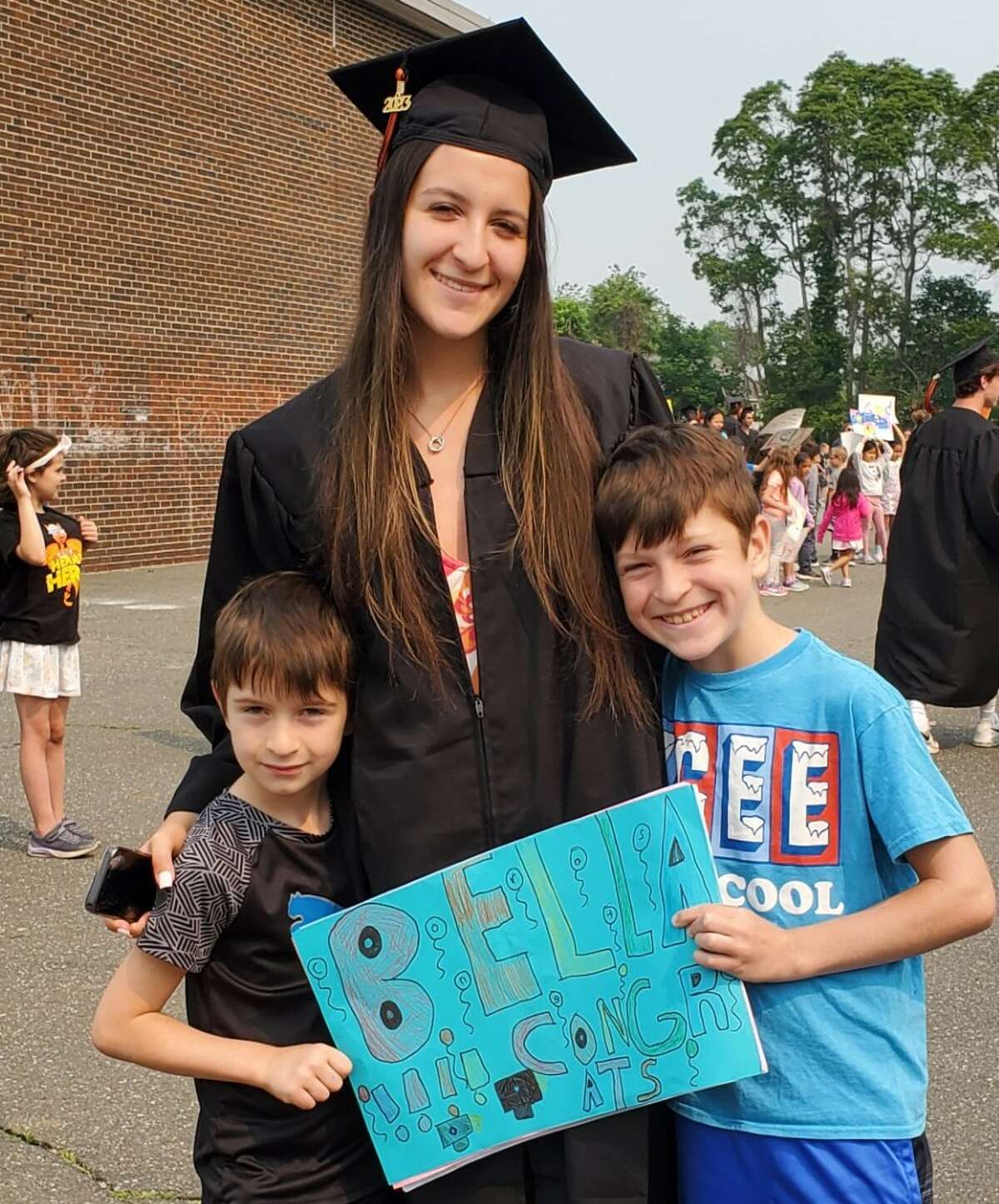 Shelton seniors revisit their elementary schools before graduation