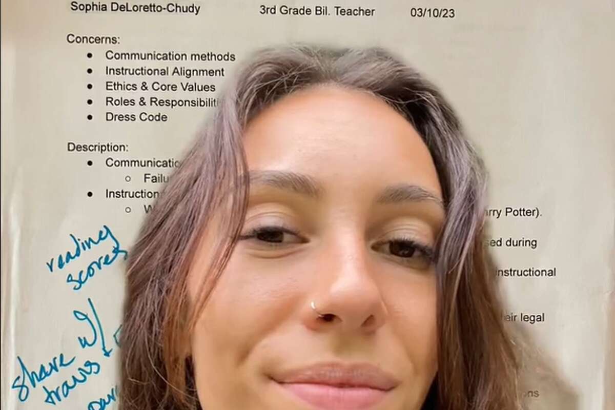 Austin ISD elementary school teacher Sophi DeLoretto-Chudy was fired from the district after posting a TikTok that went viral. 