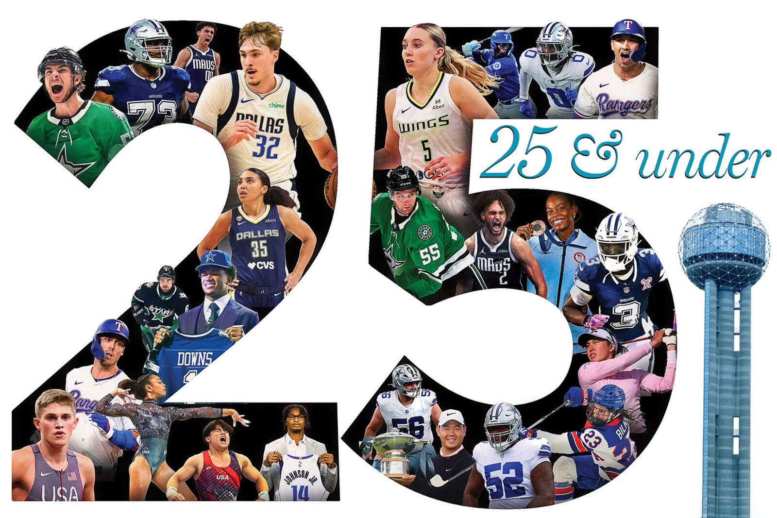 SportsDay's top 25 athletes 25 and under in North Texas: Bueckers, Flagg and more
