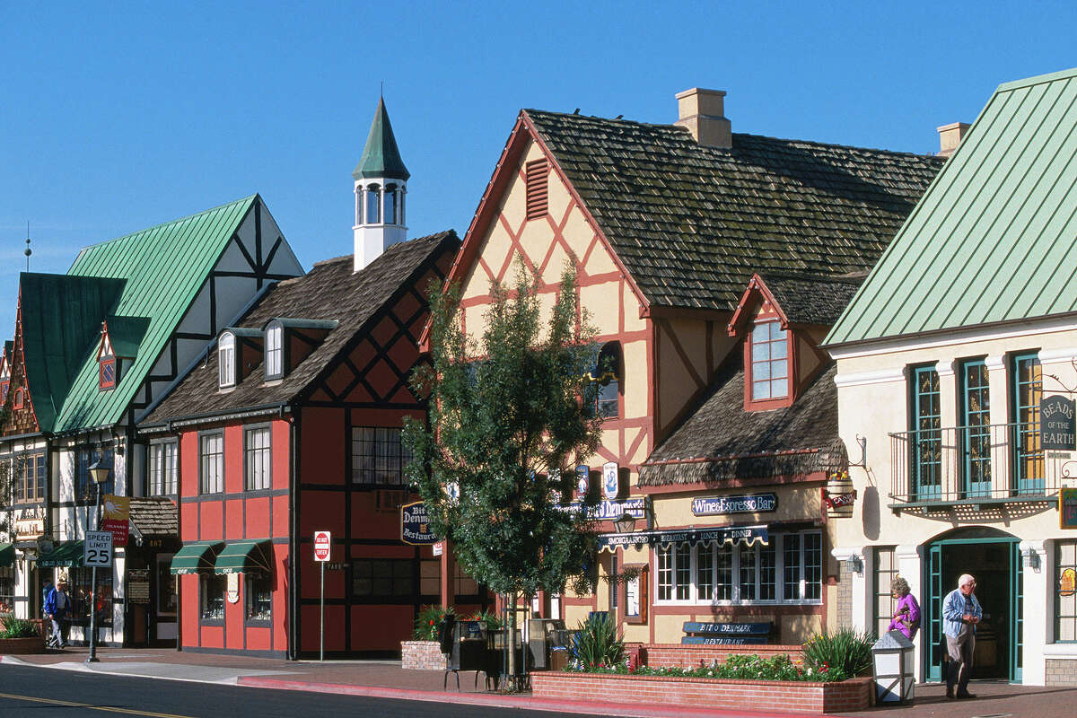 Fairy tale buildings in Solvang, Calif.