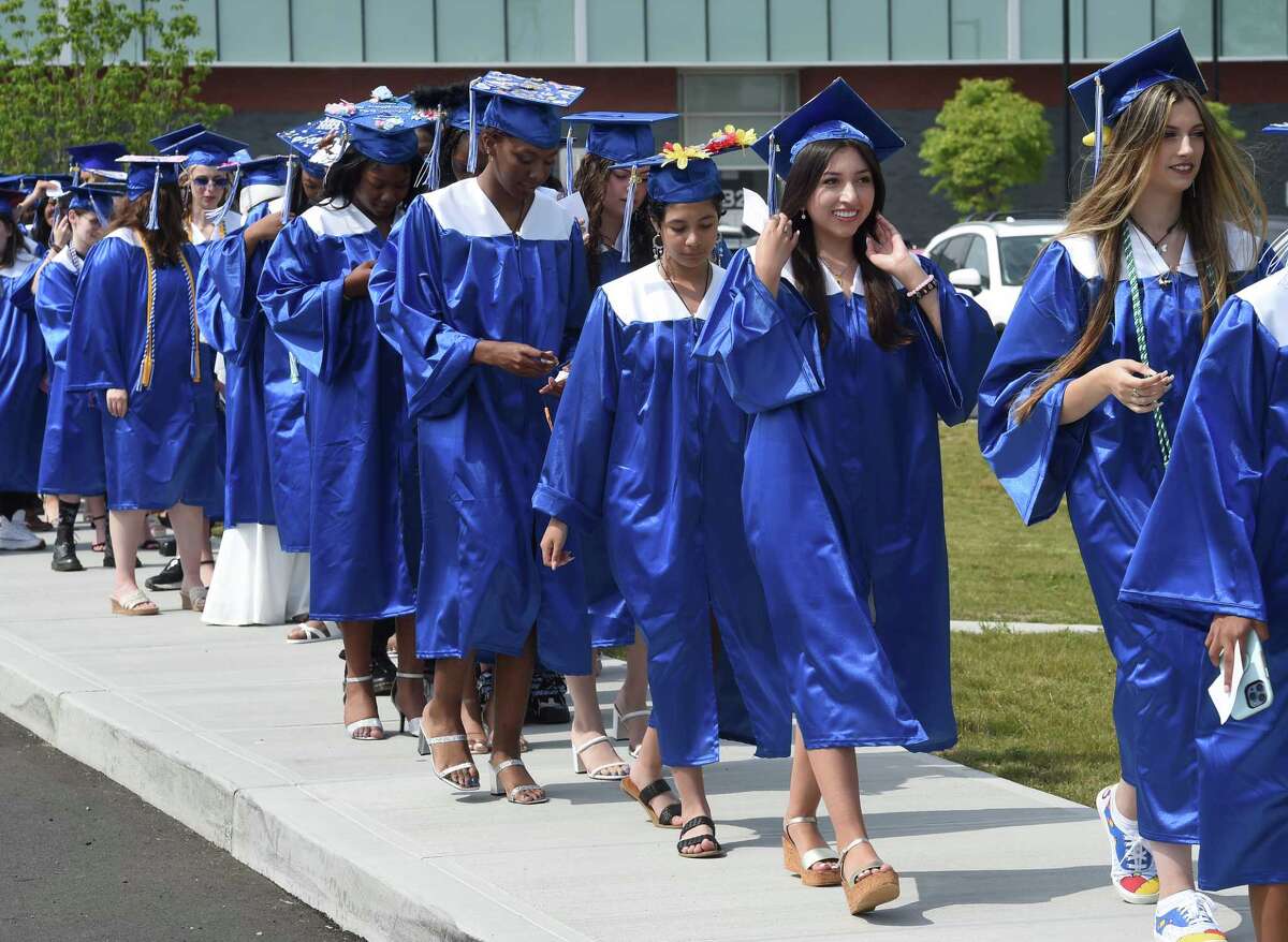 Crowd turns out to celebrate West Haven High graduates