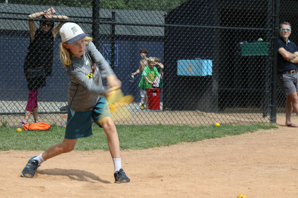 Wilton hits a home run for Little League Day