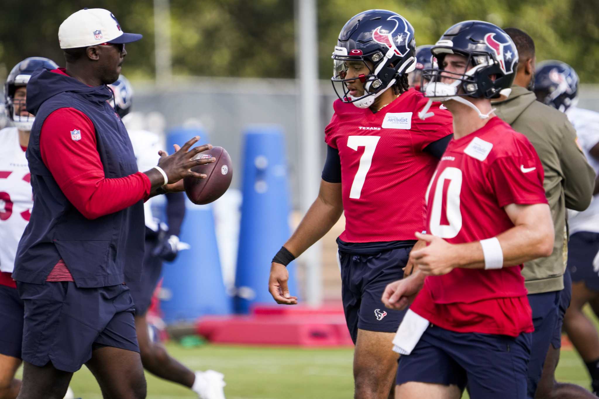 Houston Texans: QB competition between Stroud, Mills continues