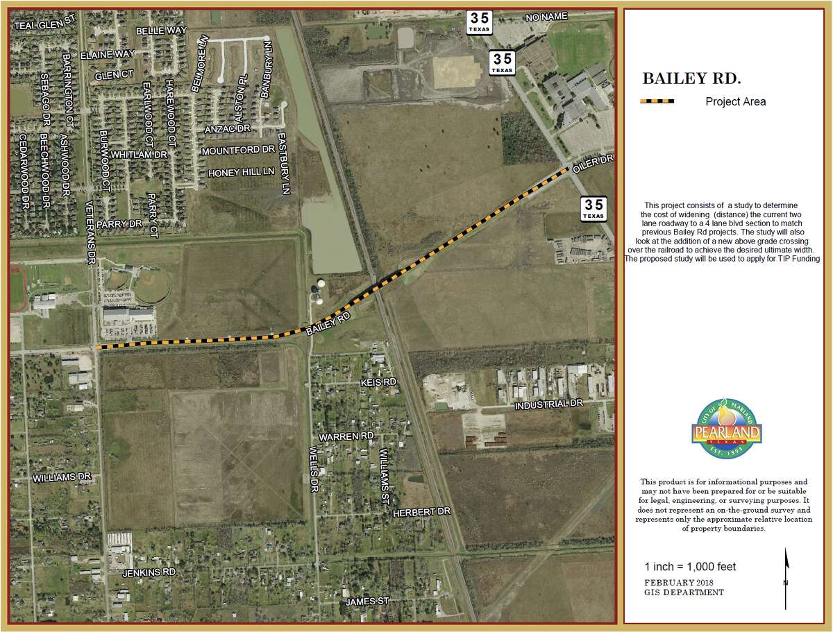 Pearland Bailey Road project begins with expected completion in 2025