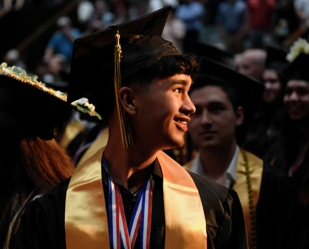Photos from the Class of 2023 Commencement Ceremony at Academy of Information Technology & Engineering (AITE) in Stamford, Conn. Tuesday, June 13, 2023.