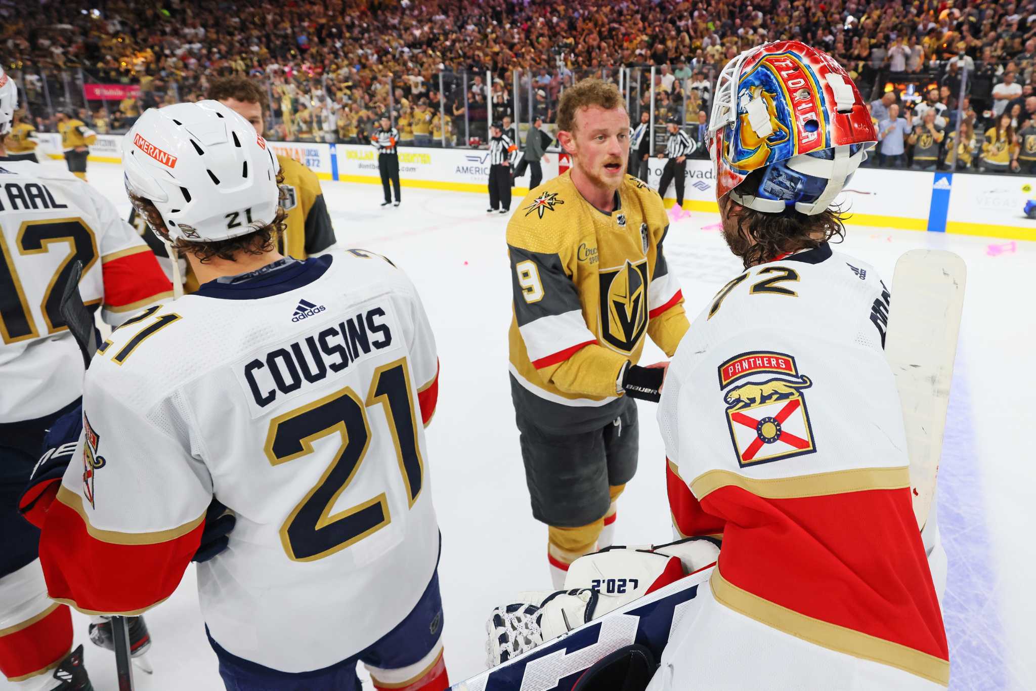 Golden Knights blast Panthers 9-3 in Game 5 to capture first