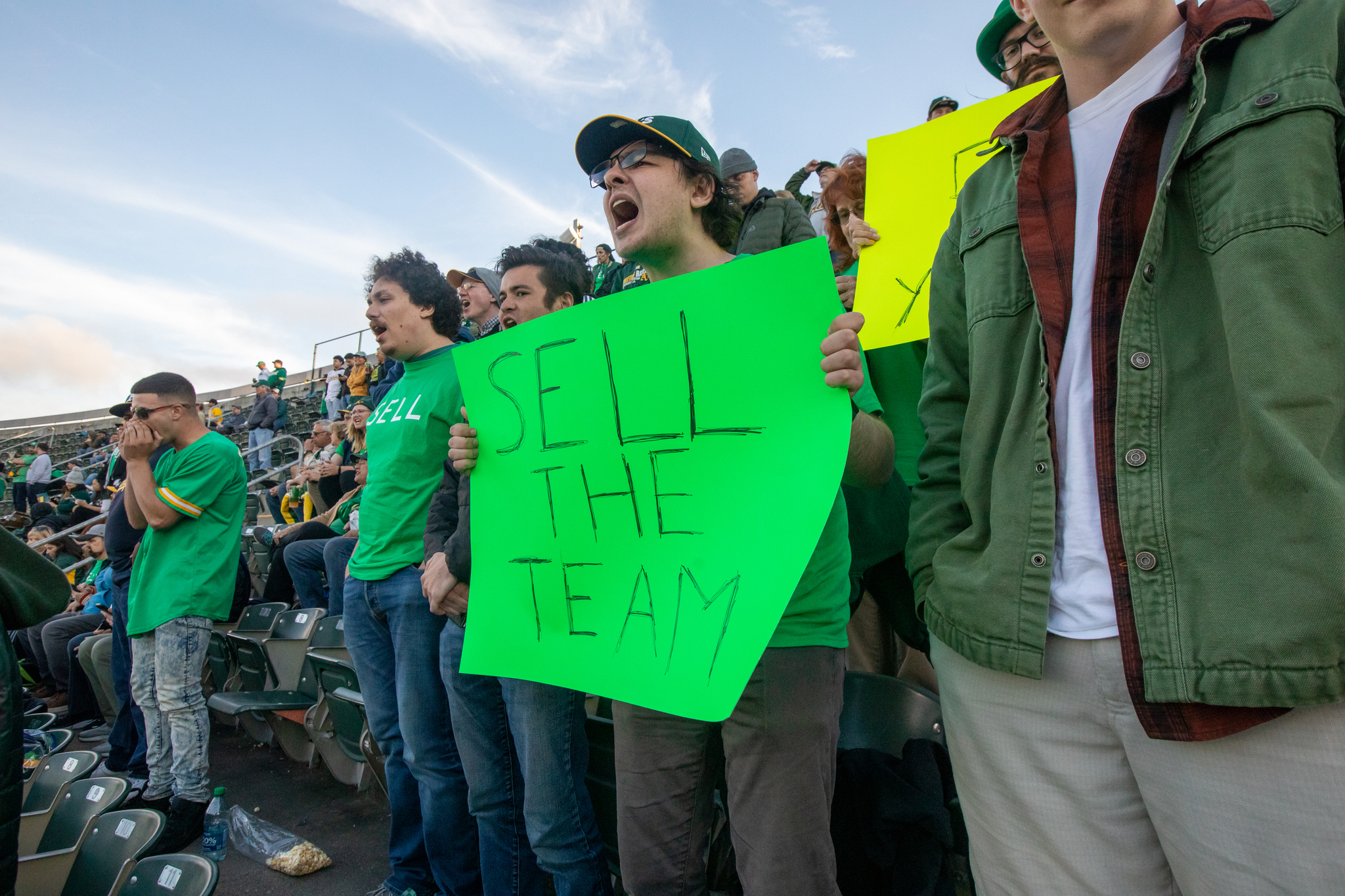 Oakland A's Fans Protest Vegas Move, Call for Owner to Sell the Team – NBC  Bay Area