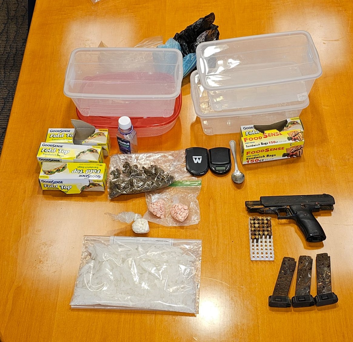 Orange police arrest man after executing narcotics search warrant.