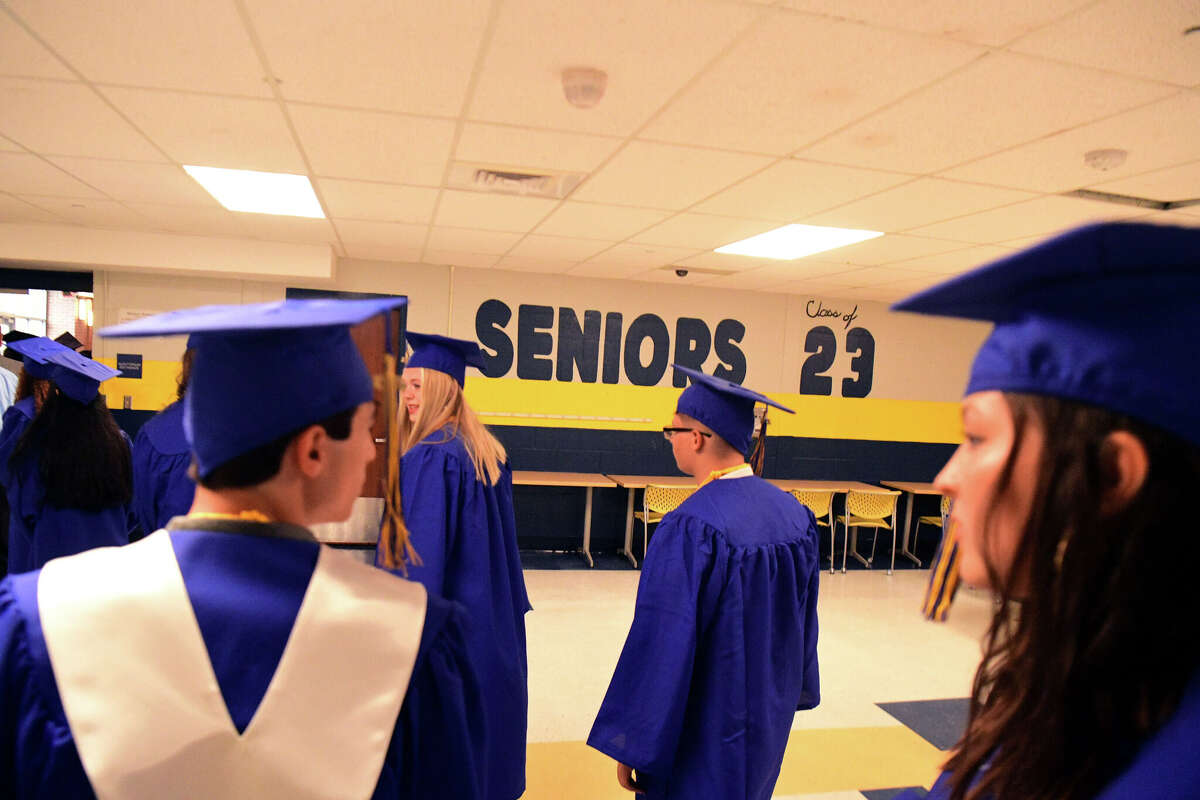 Graduates of Rockville High School in Vernon are a historic class
