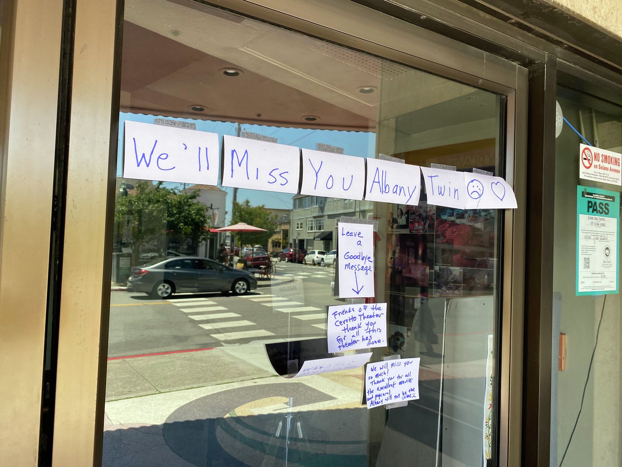 88-year-old Bay Area movie theater, the Albany Twin, to permanently close