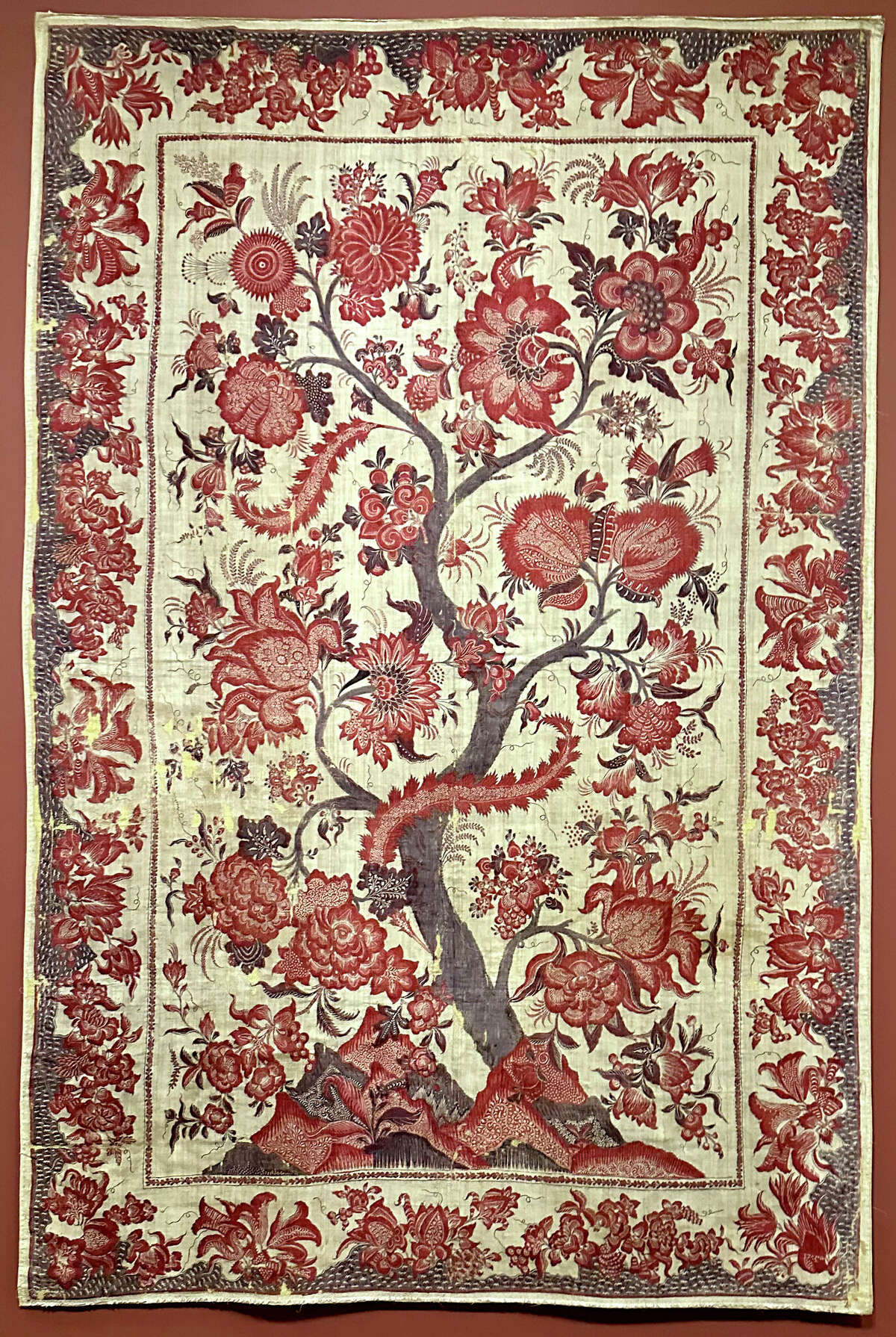 Houston Museum of Fine Art's Millennium Gallery featuring fabrics