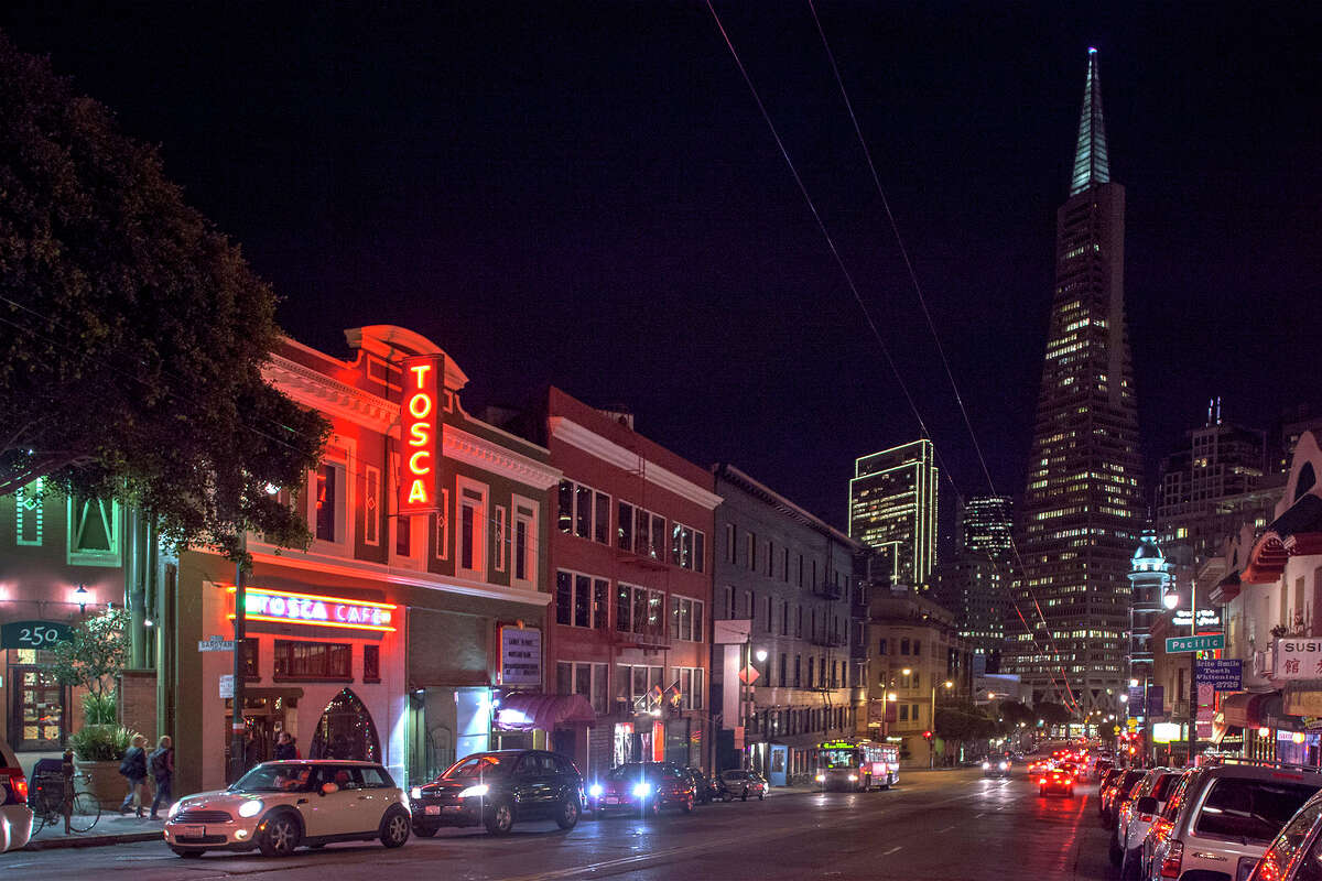 FILE: A view of Columbus Avenue in North Beach.