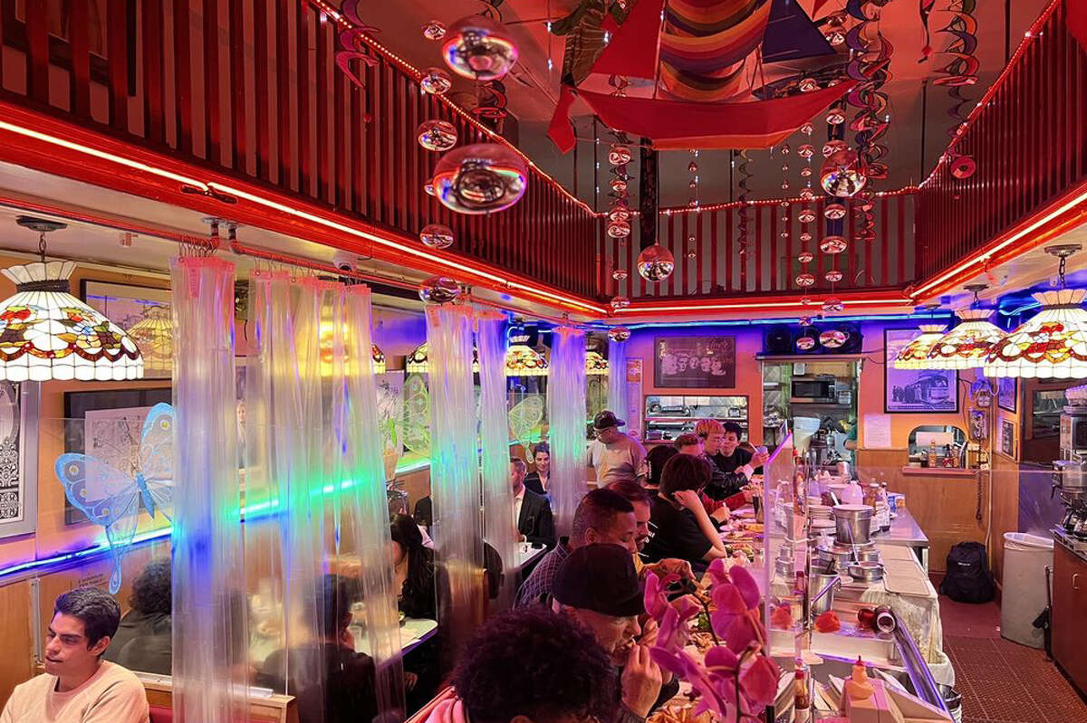 An interior view of Orphan Andy's, a longtime Castro neighborhood late-night spot. 