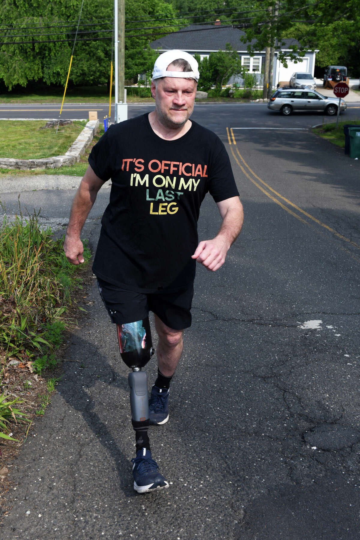 A Seymour man lost his leg in a motorcycle crash, now he's doing a 5K