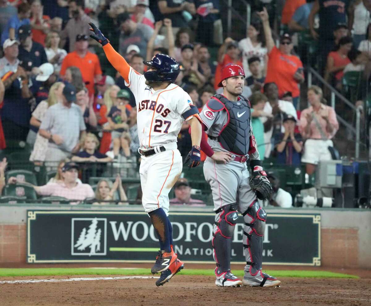 India homers, Reds push winning streak to 7 games with win over Astros