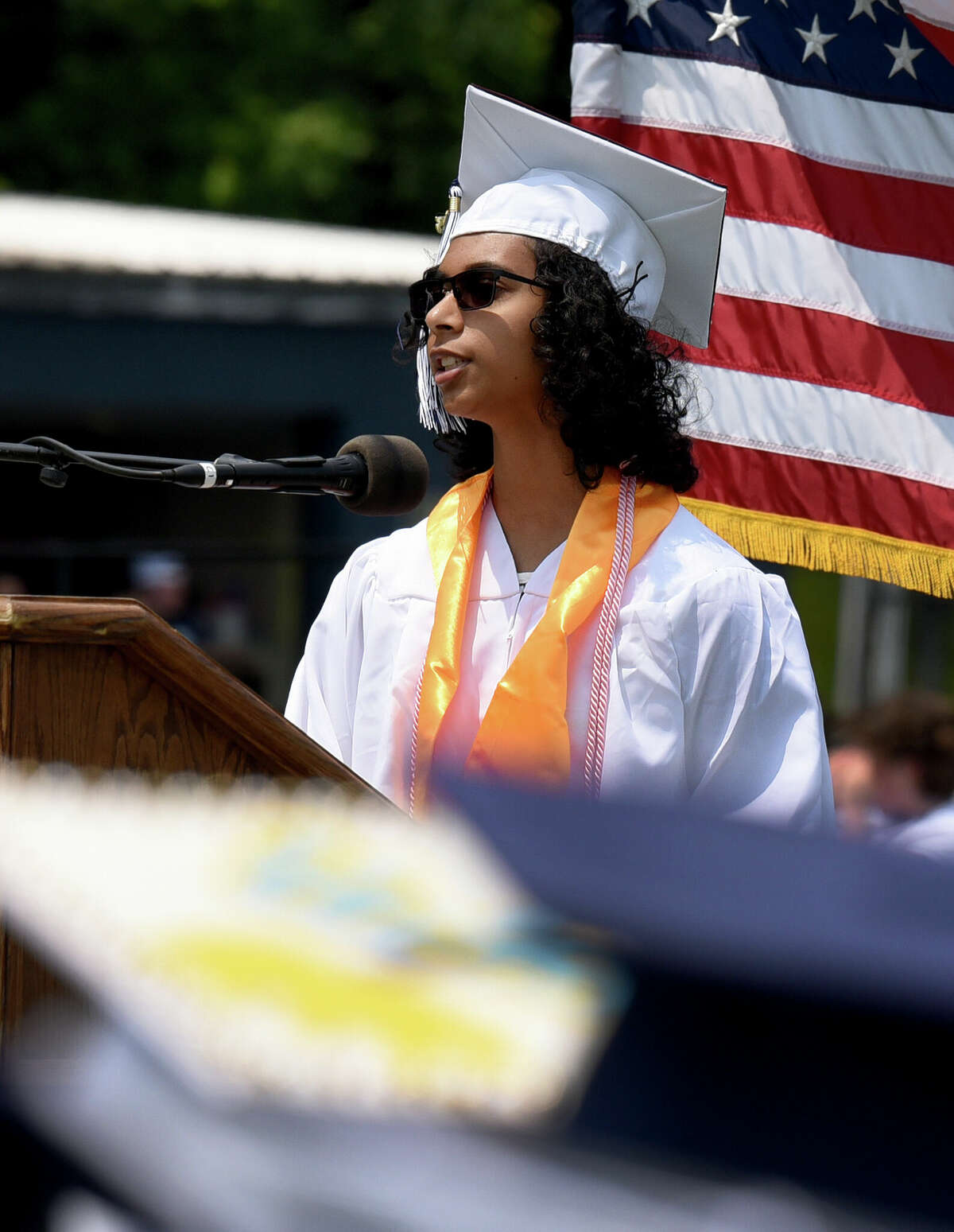 Wilton High School announces a trio of valedictorians at graduation