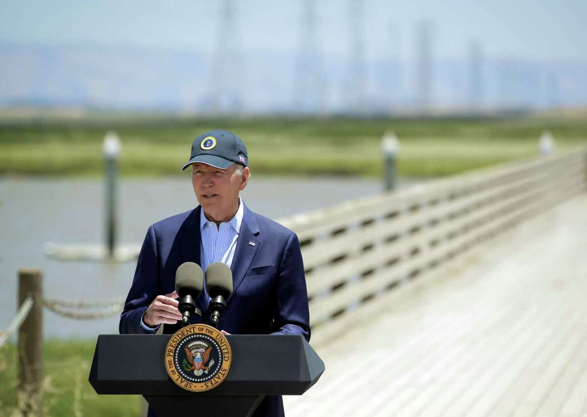 Biden, in California, announces pot of money to fight climate change