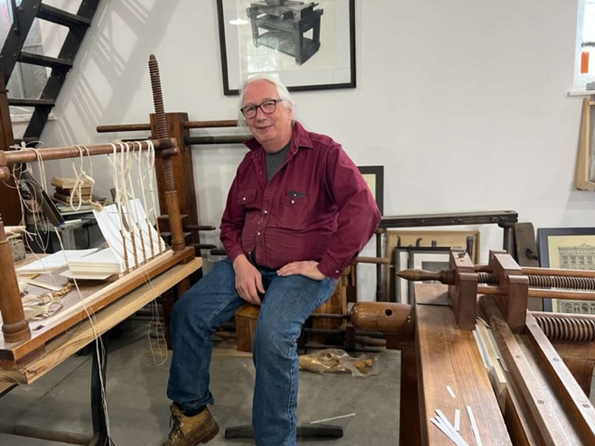 Tim James' quest to bring 19thcentury bookbinding back to Troy