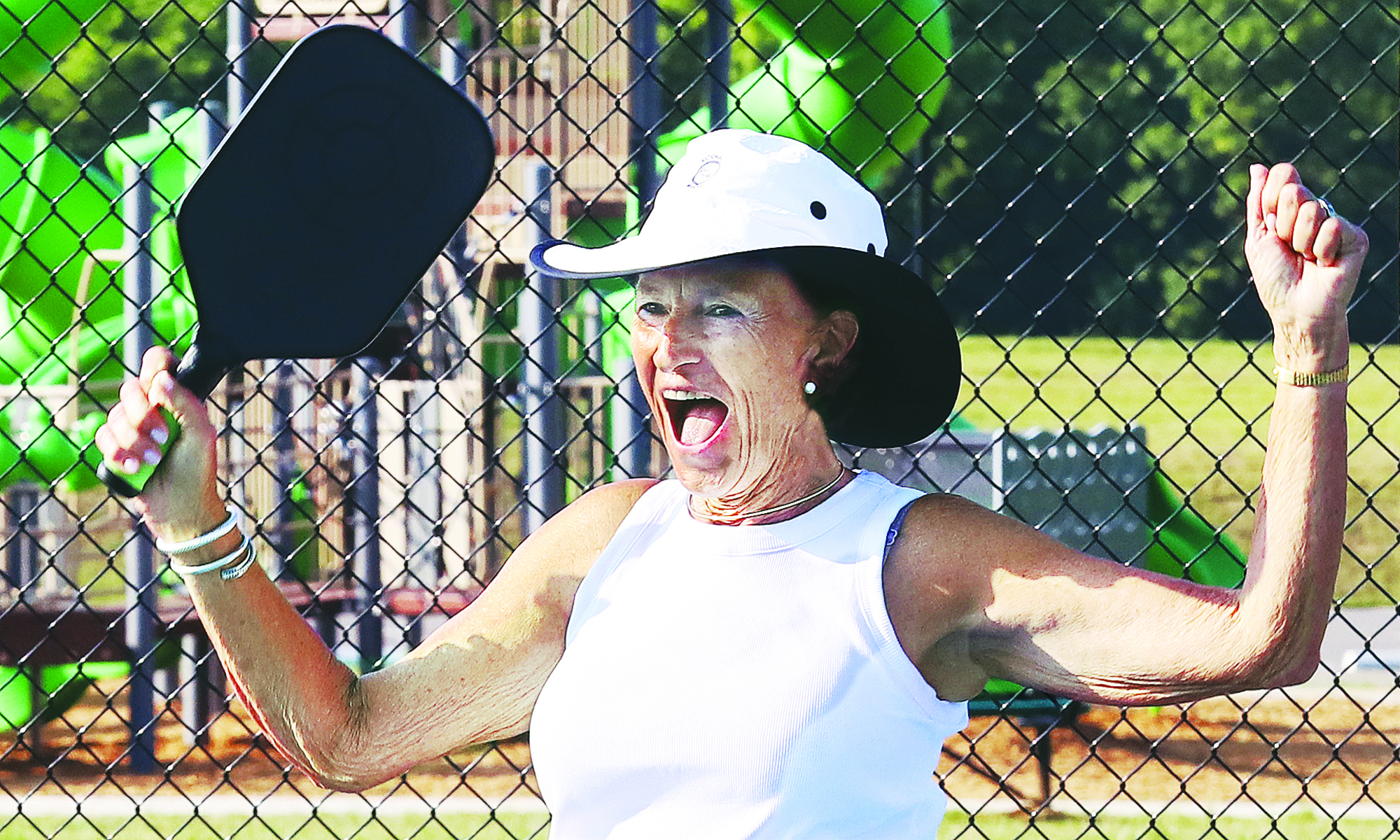 Pleasant weather packs Godfrey pickleball courts - Vimarsana News
