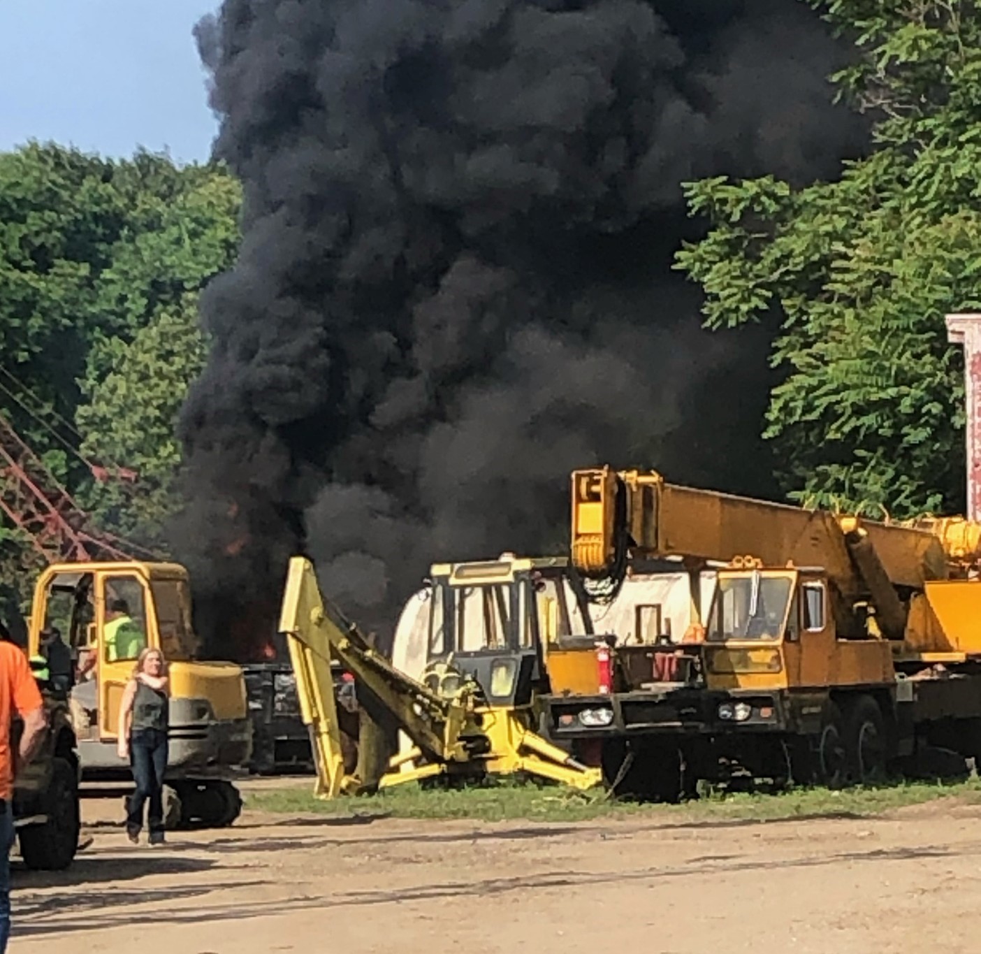 Tire, Debris Fire In Preston Extinguished, Fire Department Says