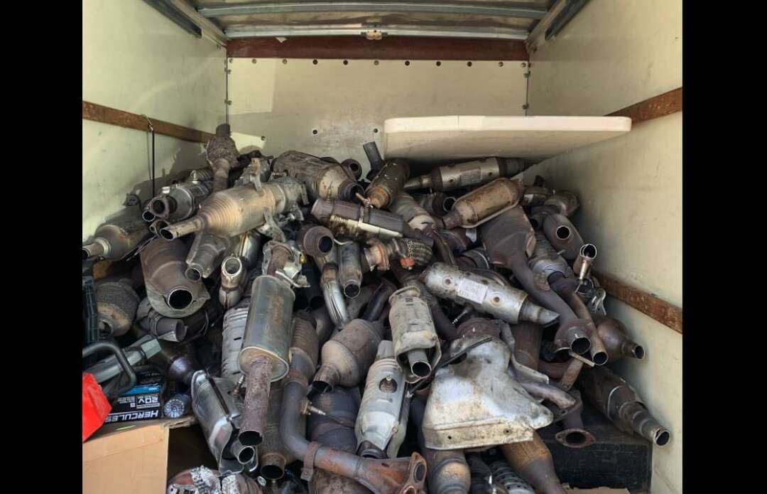 Hundreds of catalytic converters recovered after huge Oakland bust