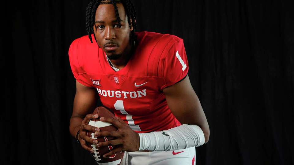 University of Houston quarterback Donovan Smith poses for a portrait on Tuesday, June 20, 2023 in Houston