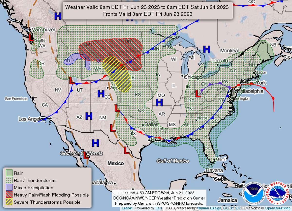 Wild summer weather patterns across the US and the end of La Niña