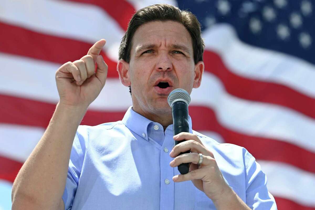 Ron Desantis Makes First Texas Stop About The Border