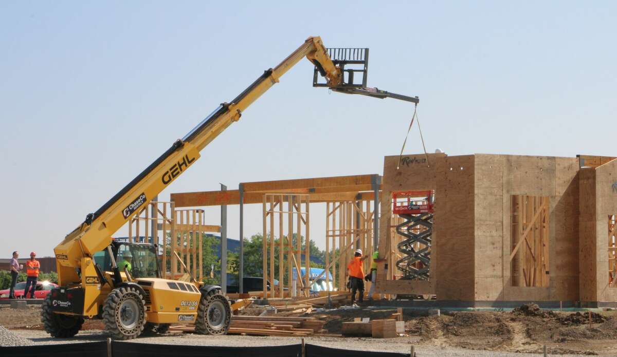 Olive Garden Walls Are Up; Meijer Still Slated For Orchard Town Center