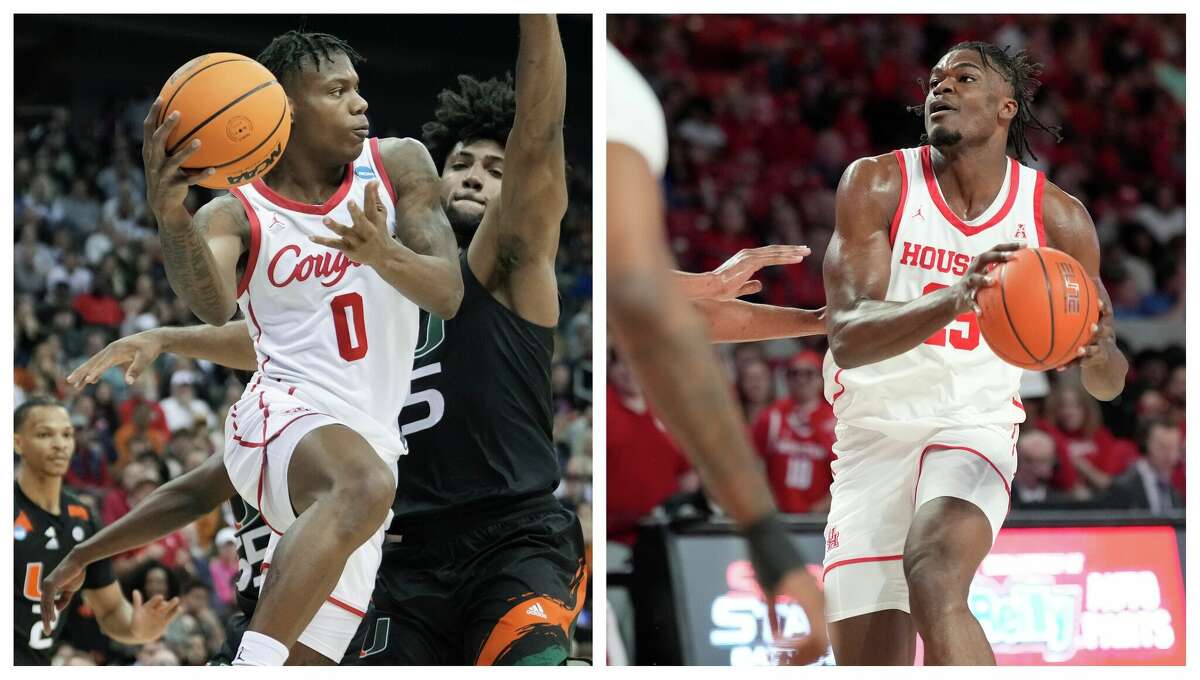 NBA mock draft predictions for UH's Marcus Sasser, Jarace Walker