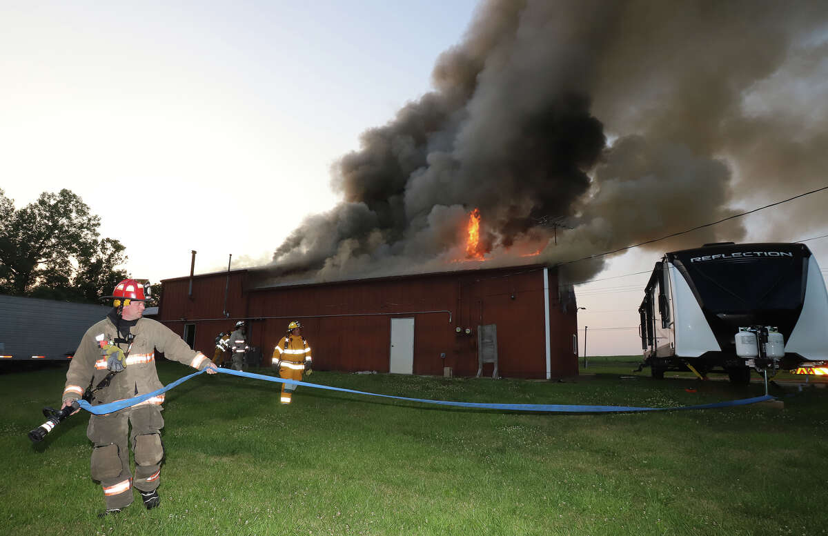 Fire destroys Godfrey game meat processor Thursday night