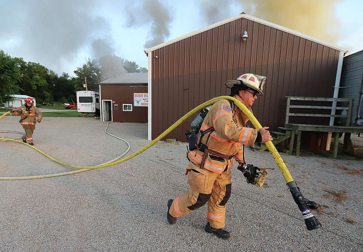 Fire destroys Godfrey game meat processor Thursday night