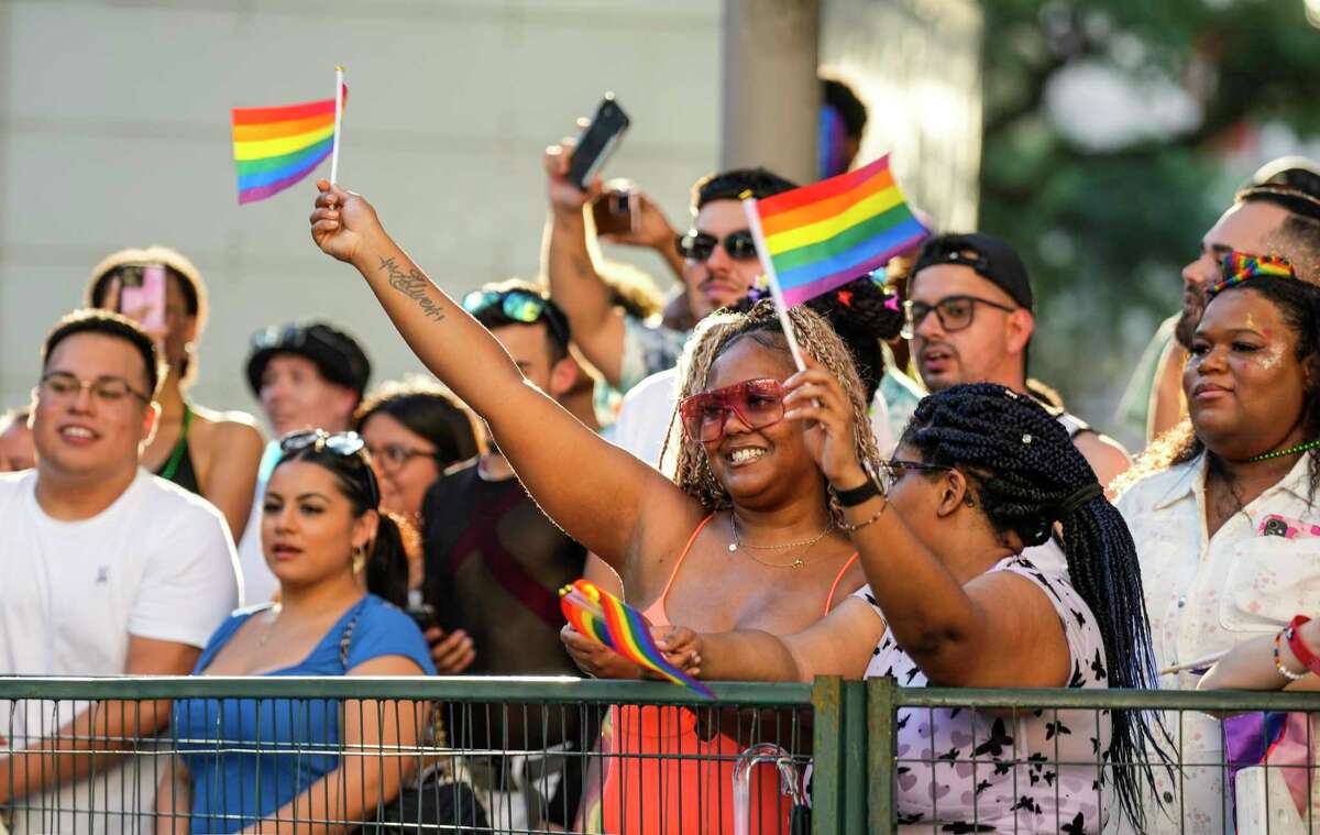 Houstonians Celebrate LGBTQ Pride At Downtown Parade