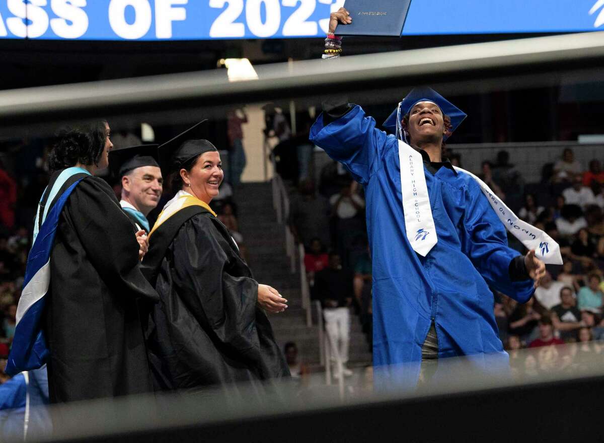 Photos Graduates joyous at Albany High graduation