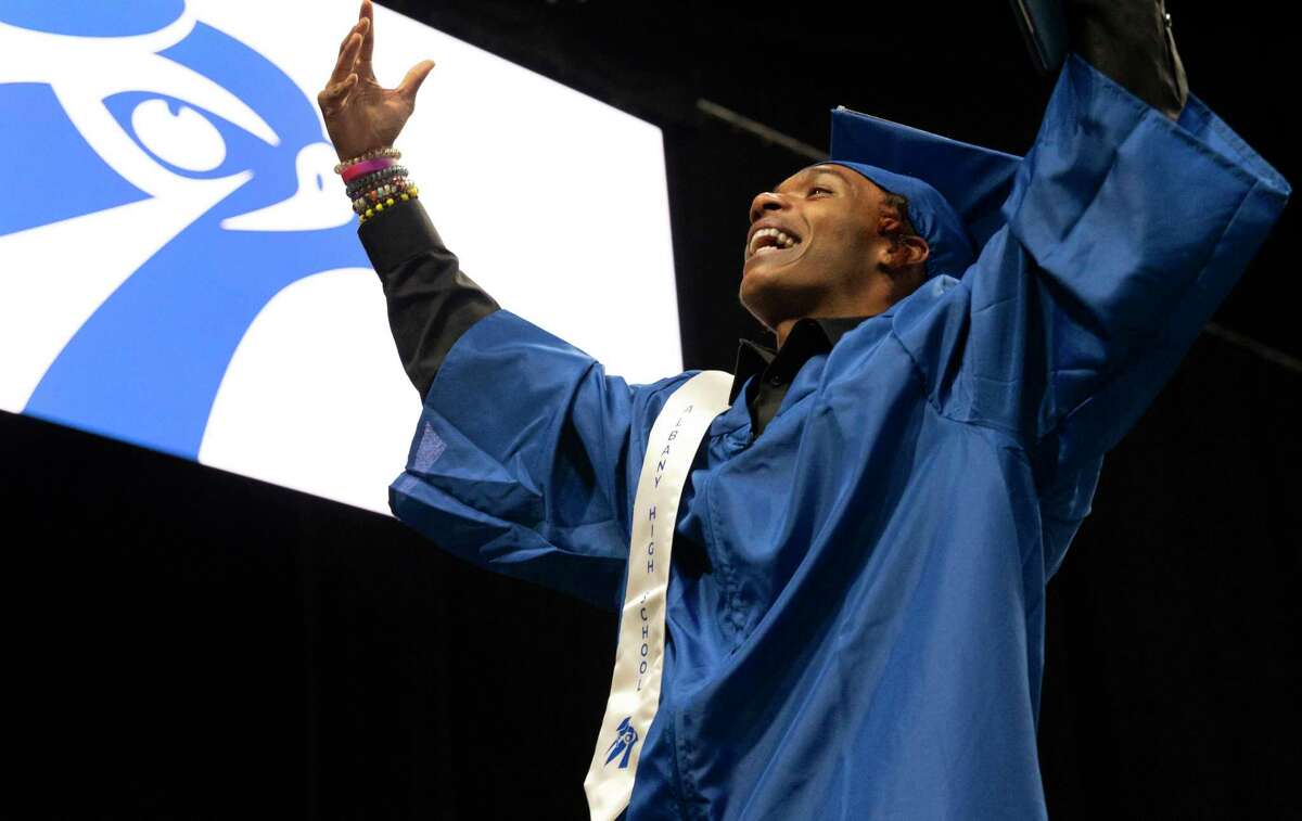 Photos Graduates joyous at Albany High graduation