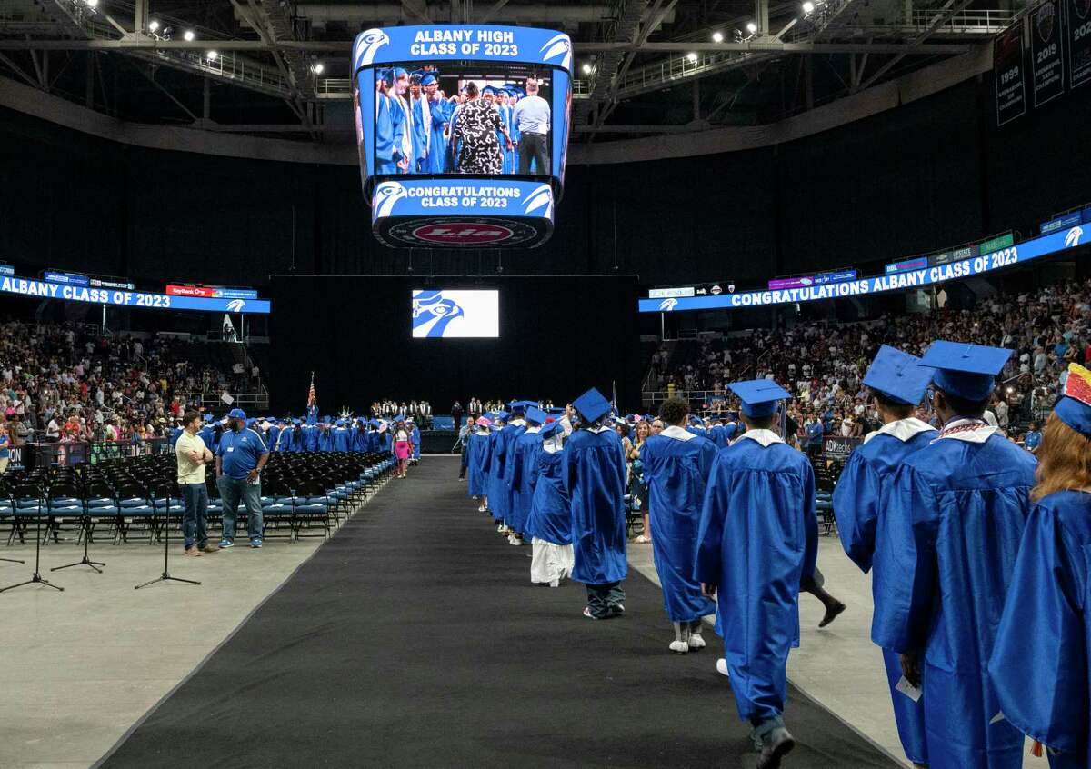Photos Graduates joyous at Albany High graduation