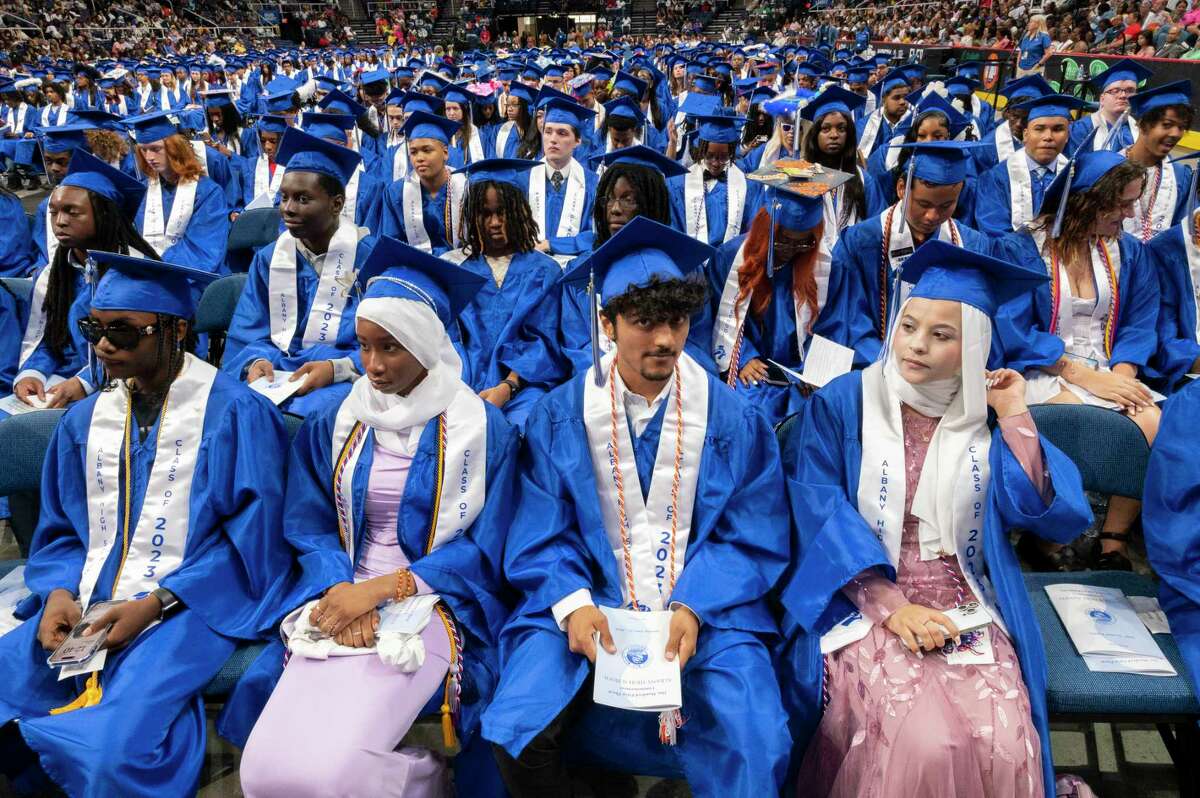 Photos Graduates joyous at Albany High graduation