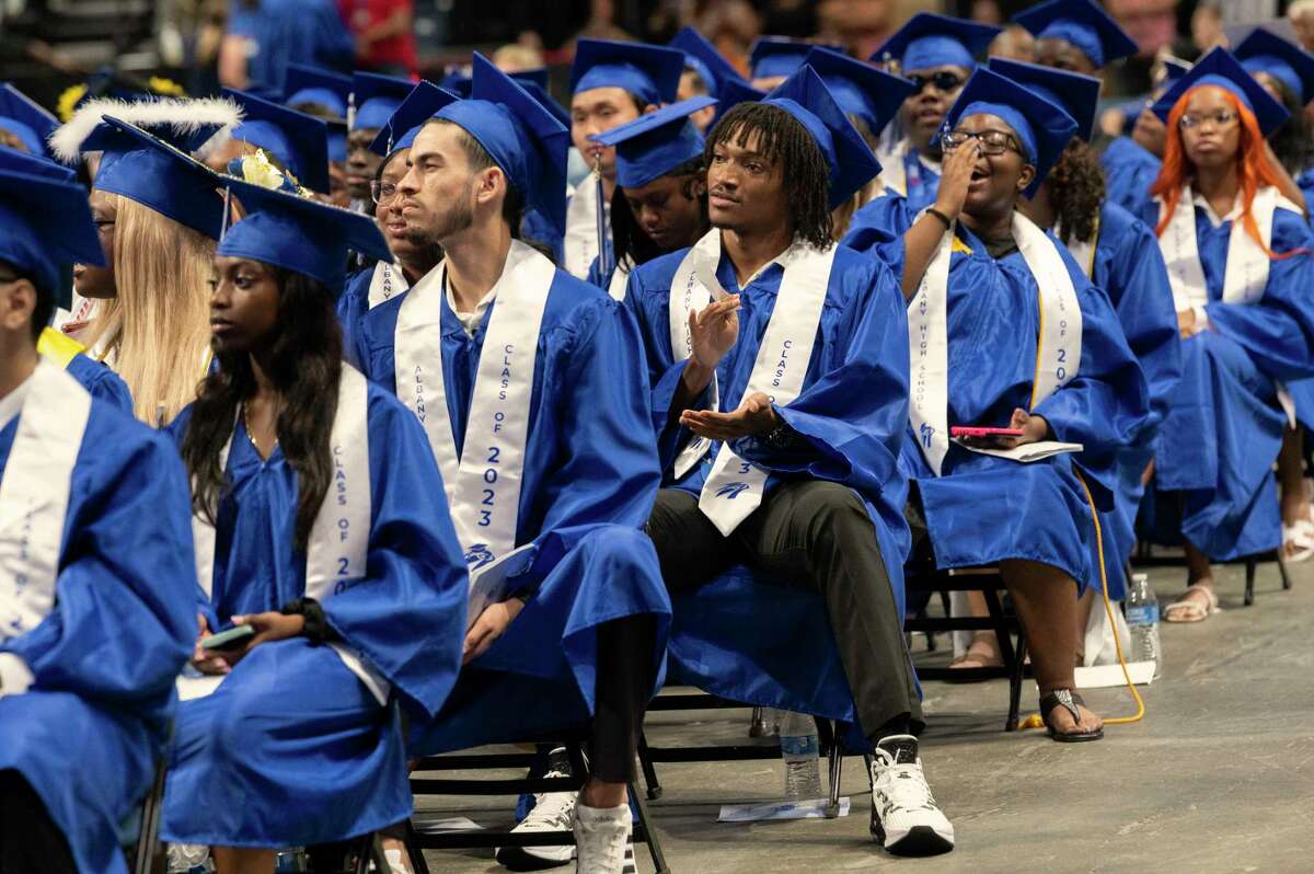 Photos Graduates joyous at Albany High graduation