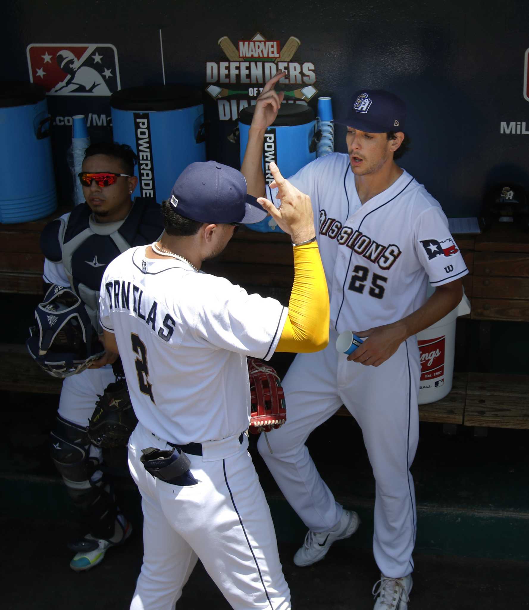 Jackson Wolf works through rain delay, wins MLB debut as Padres