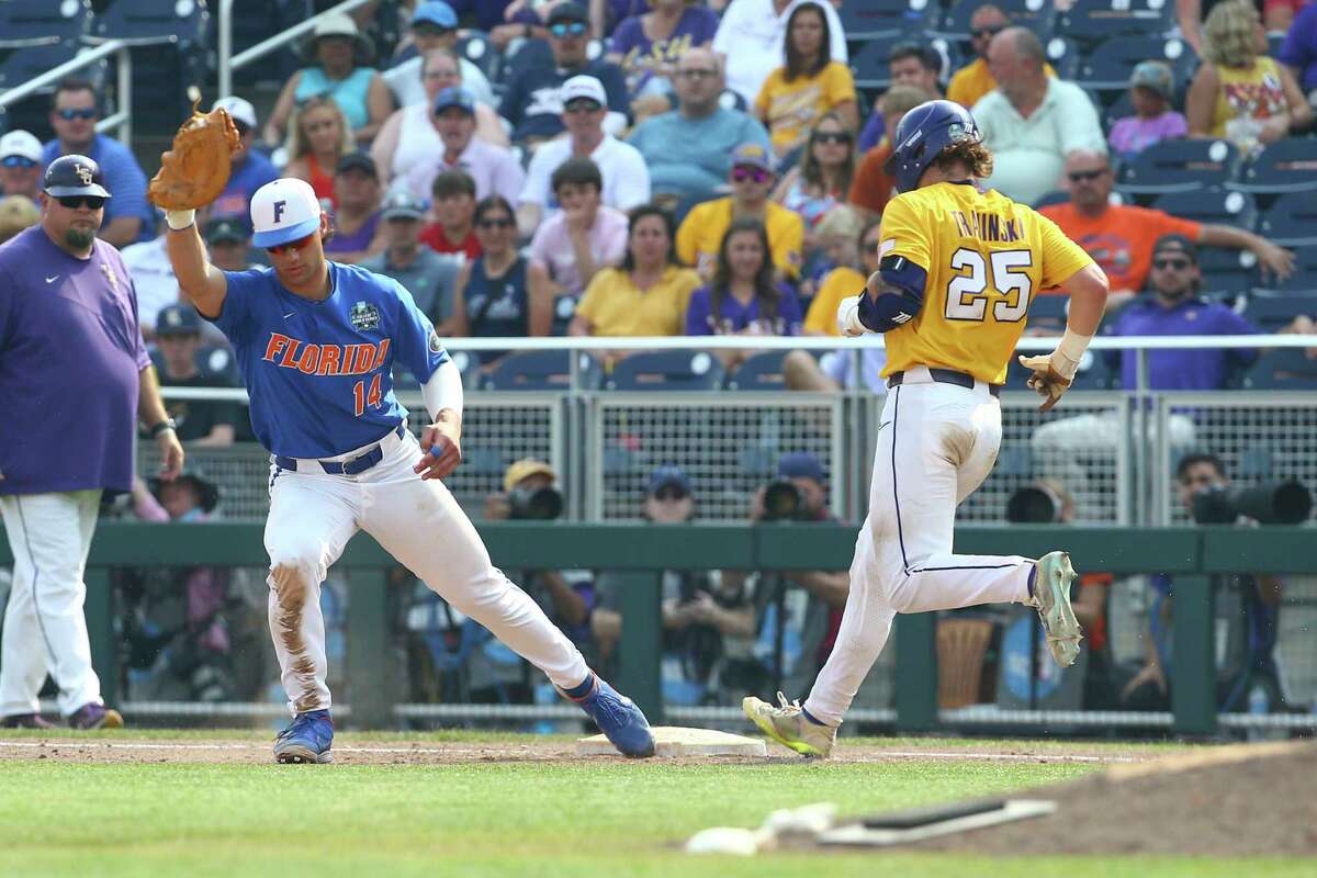 Florida sets College World Series record for runs in win over LSU