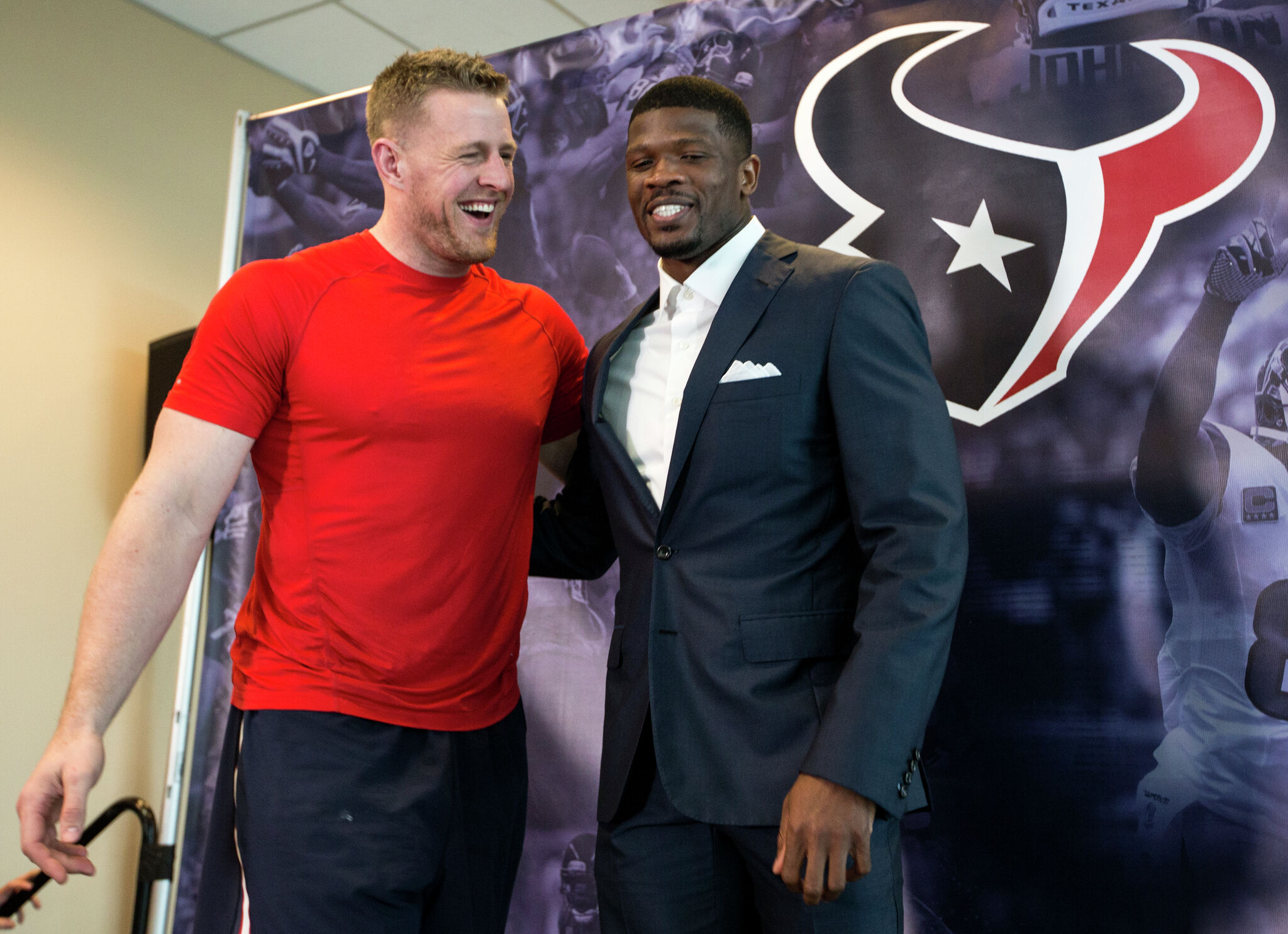 : JJ Watt Signed Houston Texans Speed Salute To Service