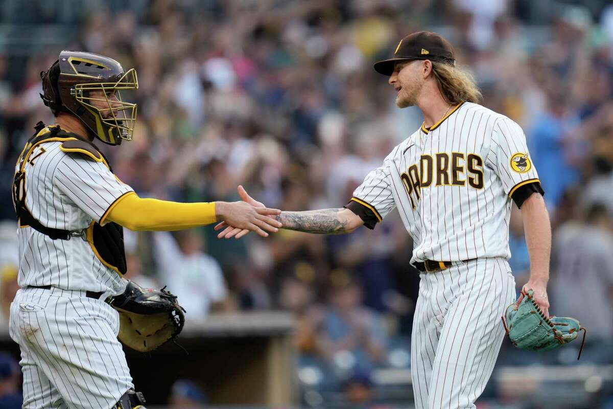 Gary Sanchez of the San Diego Padres enters the field against the in 2023