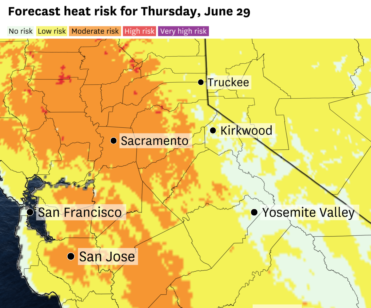 Gusty winds, heat predicted this week for Sonoma County