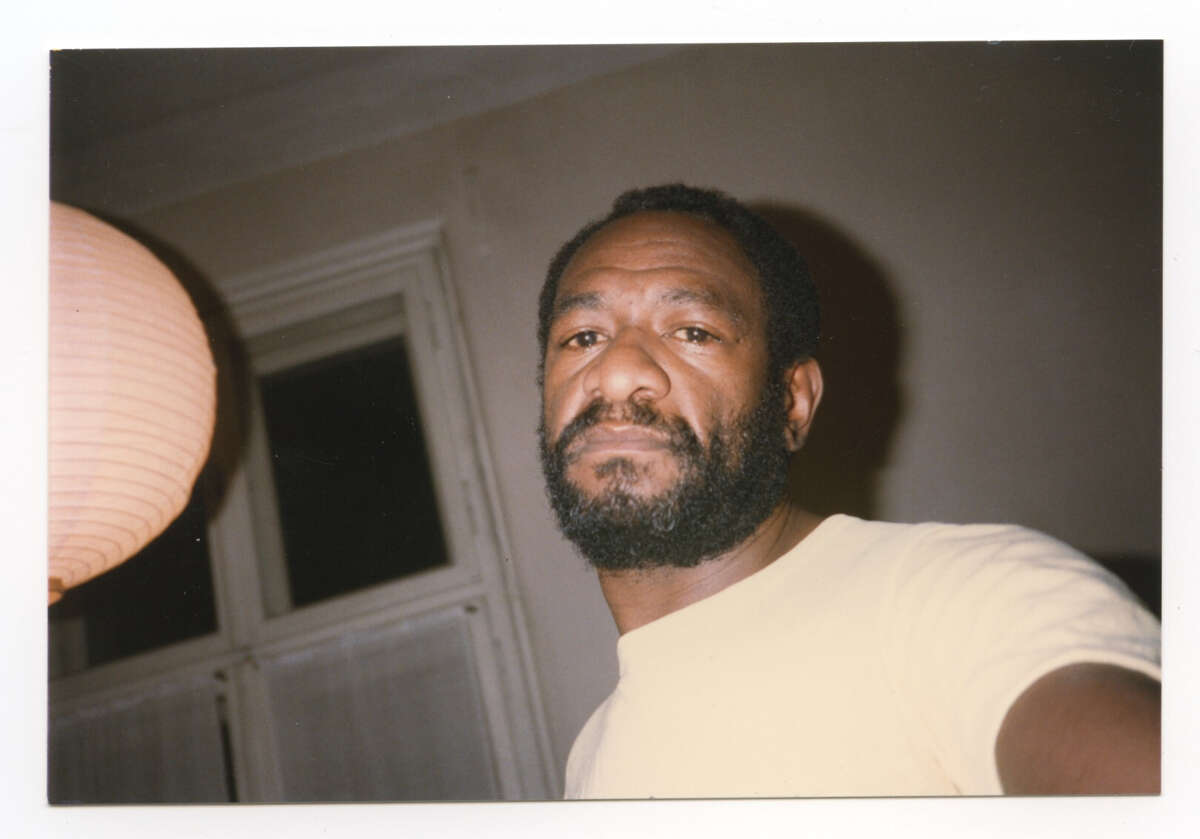 A self-portrait taken by Mike Henderson in Bern, Switzerland, on the 1985 day a fire broke out in his studio. Henderson said he took the photo in disbelief at the news.