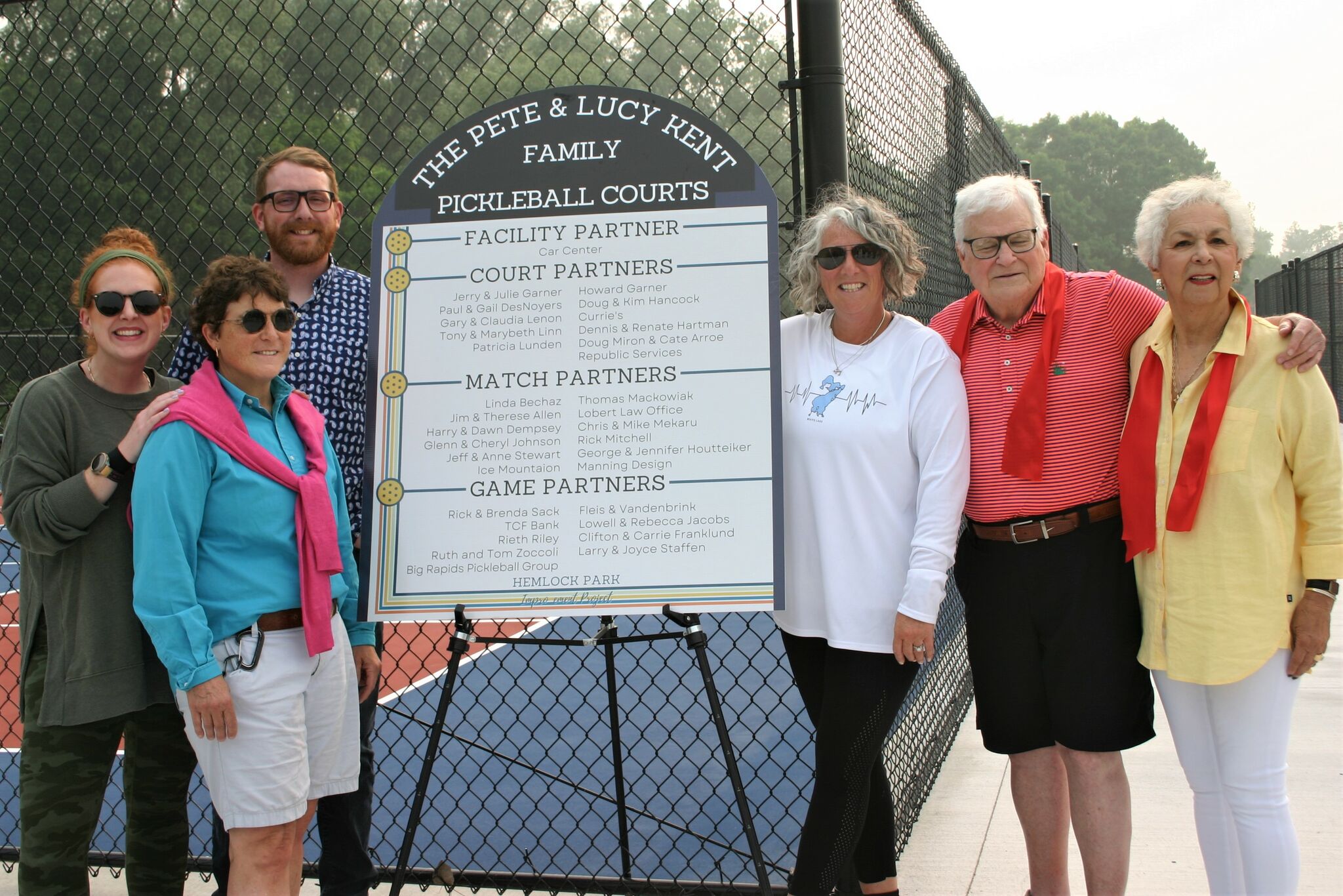 Pickleball courts open at Hemlock Park in Big Rapids
