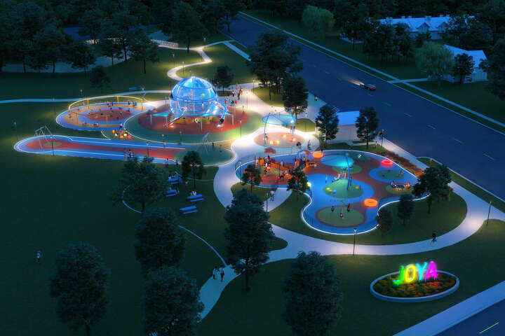 Huge glow-in-the-dark playground breaks ground in Texas