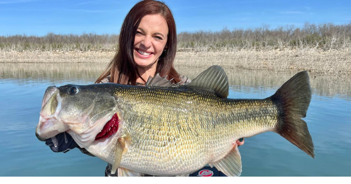 Record-breaking bass caught in Lake Jackson